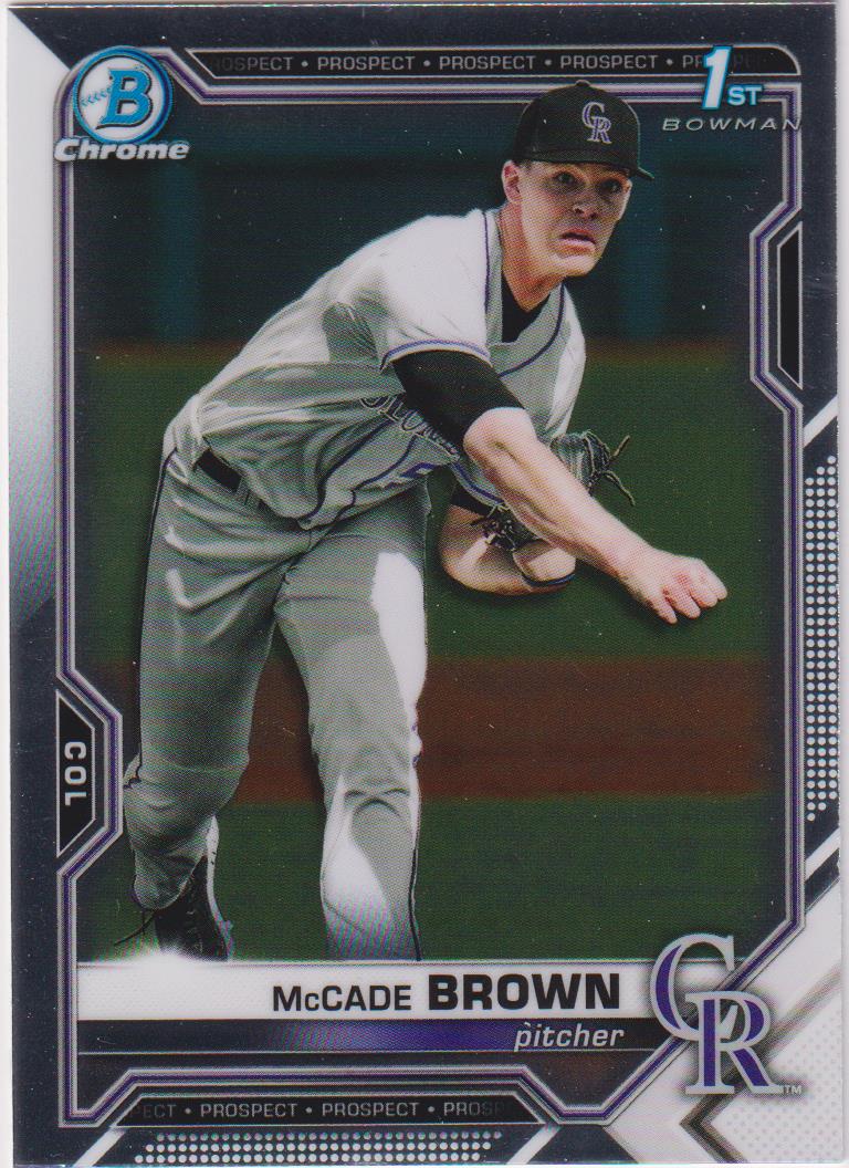 2021 Bowman Draft Baseball Chrome McCade Brown #BDC-59