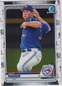 2020 Bowman Baseball Chrome Prospects Nate Pearson #BCP-124