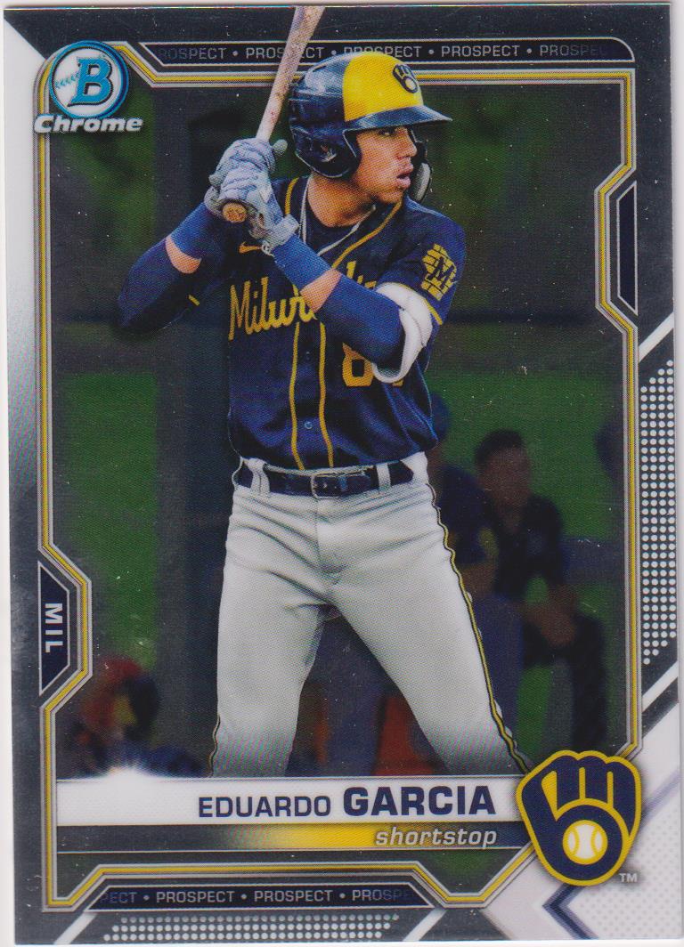 2021 Bowman Draft Baseball Chrome Eduardo Garcia #BDC-22