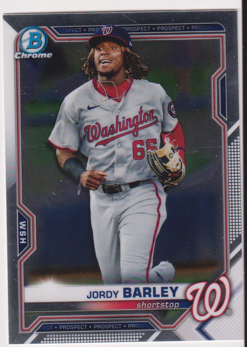 2021 Bowman Draft Baseball Chrome Jordy Barley #BDC-6