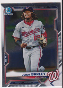 2021 Bowman Draft Baseball Chrome Jordy Barley #BDC-6