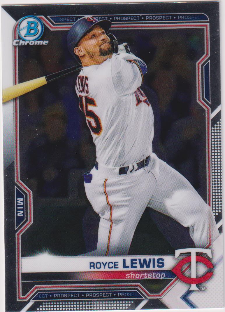 2021 Bowman Baseball Chrome Prospects Royce Lewis #BCP-63