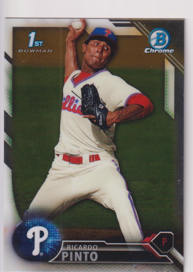 2016 Bowman Chrome Baseball Prospects Ricardo Pinto #BCP248