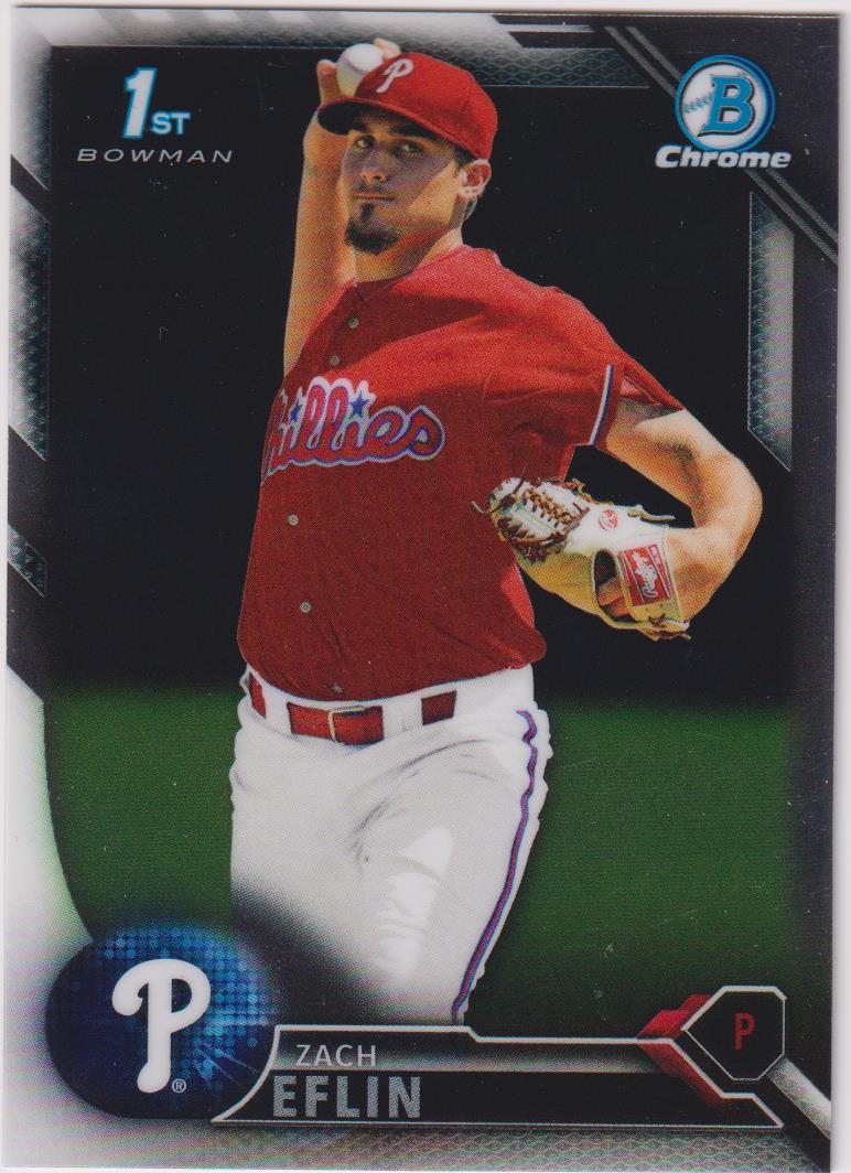 2016 Bowman Chrome Baseball Prospects Zach Eflin #BCP217