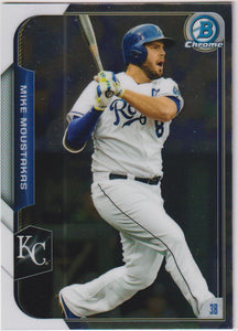 2015 Bowman Chrome Baseball Mike Moustakas #61