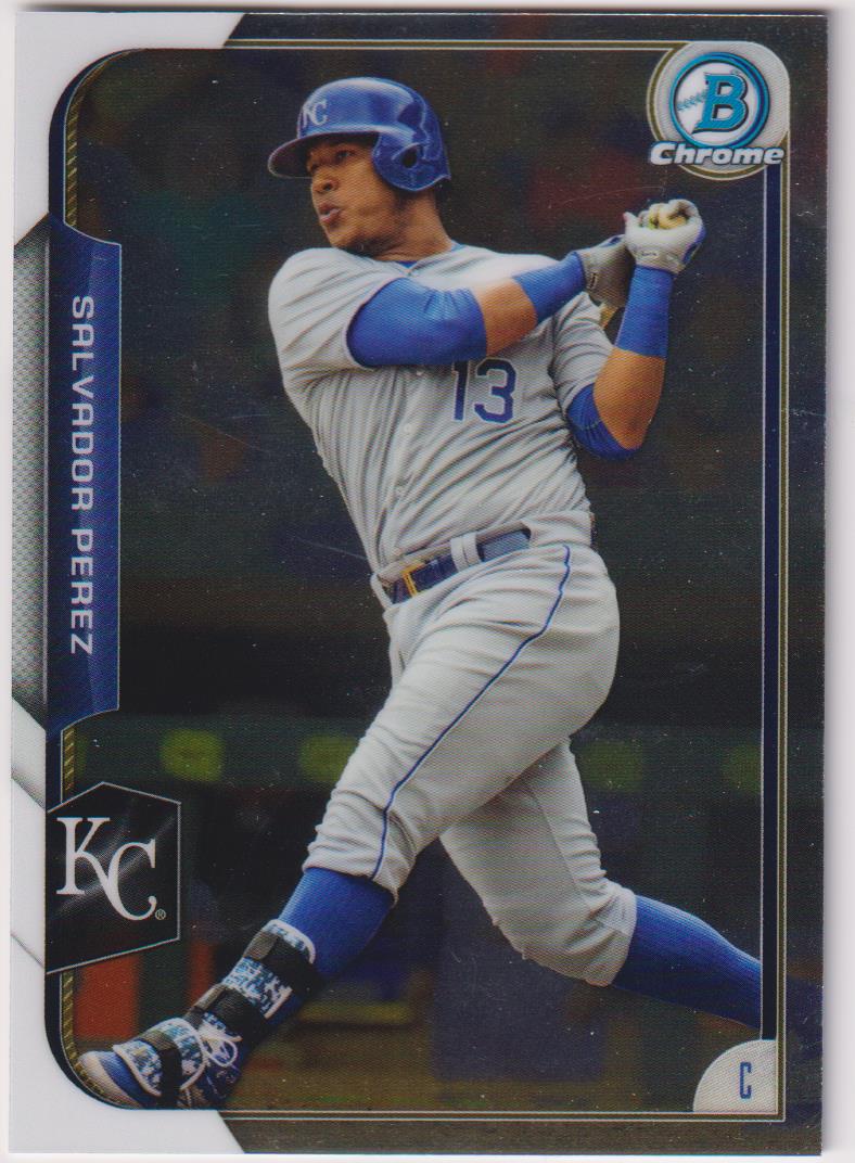 2015 Bowman Chrome Baseball Salvador Perez #148