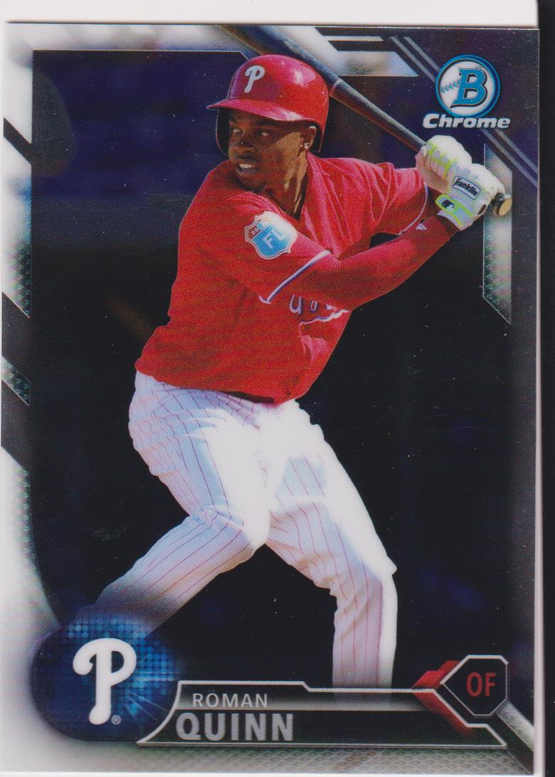 2016 Bowman Chrome Baseball Prospects Roman Quinn #BCP155