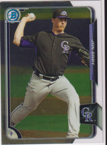 2015 Bowman Baseball Chrome Prospects Jon Gray #BCP52