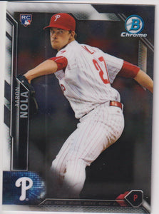 2016 Bowman Chrome Baseball Base Chrome Vending Aaron Nola #125 Rookie