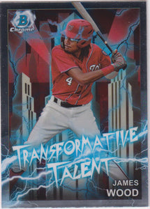 2023 Bowman Draft Baseball Transformative Talent James Wood #TT-15