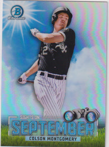 2023 Bowman Baseball Sights on September Colson Montgomery #SOS-6