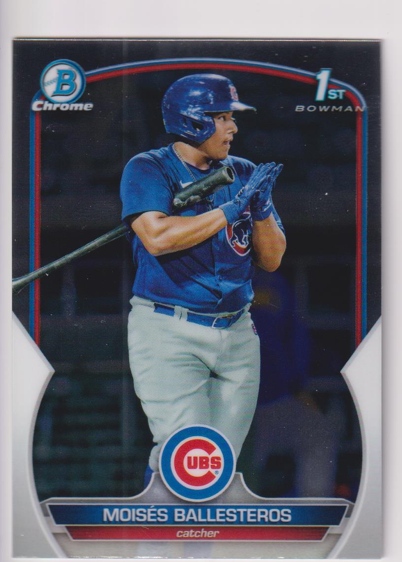 2023 Bowman Baseball Chrome Prospects Moises Ballesteros #BCP-11