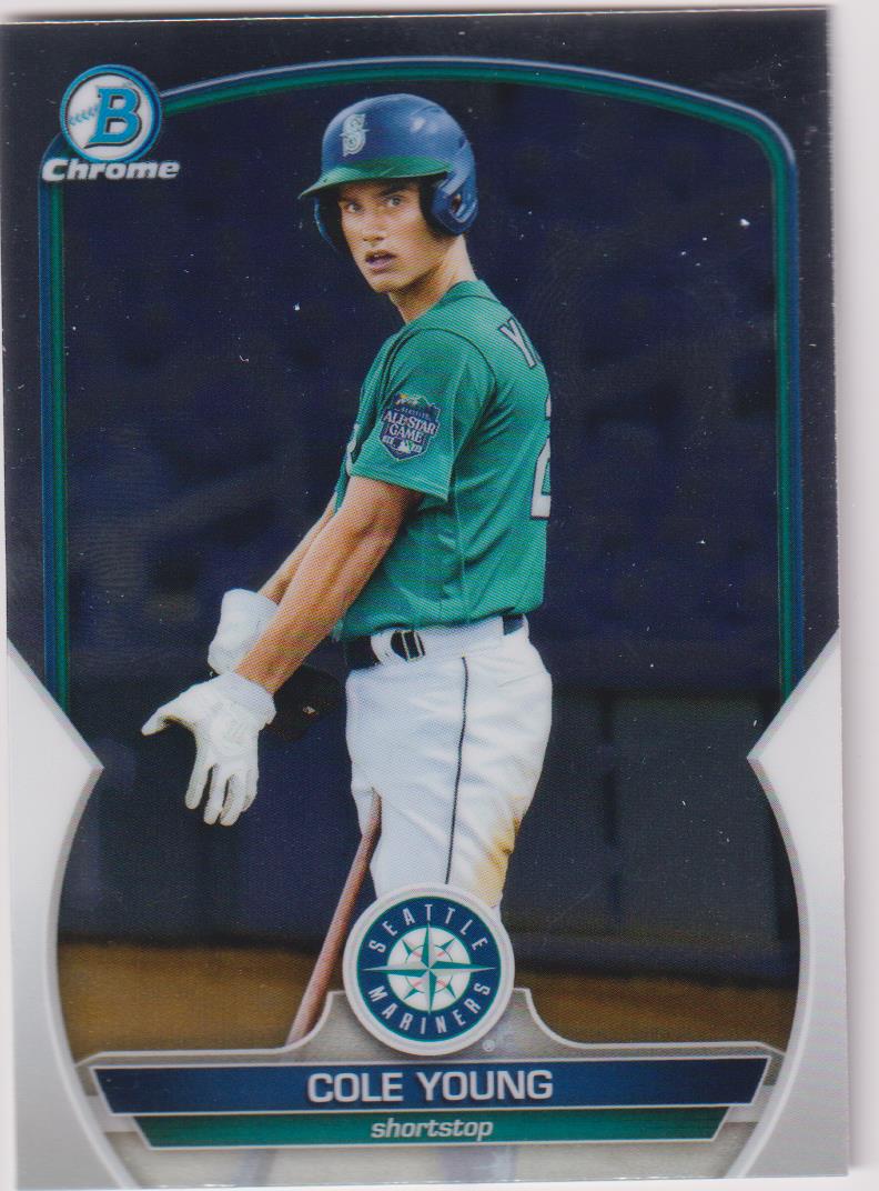 2023 Bowman Baseball Chrome Prospects Cole Young #BCP-9