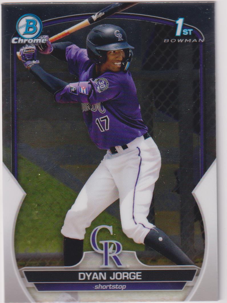 2023 Bowman Baseball Chrome Prospects Dyan Jorge #BCP-22
