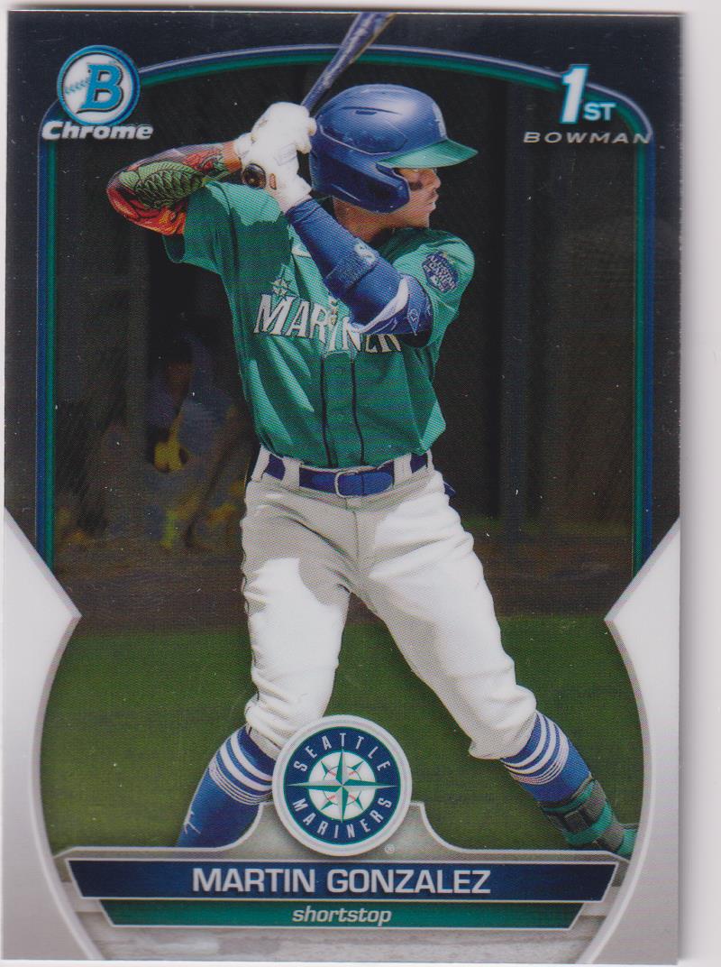 2023 Bowman Baseball Chrome Prospects Martin Gonzalez #BCP-28