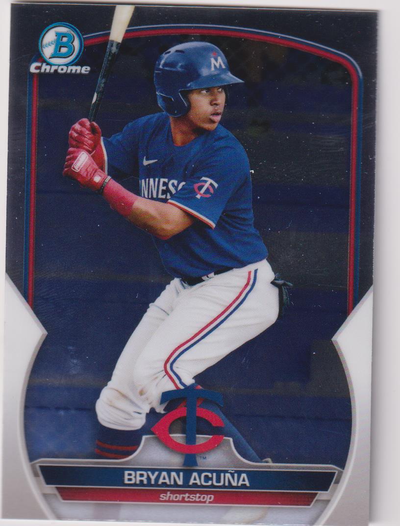 2023 Bowman Baseball Chrome Prospects Bryan Acuna #BCP-37