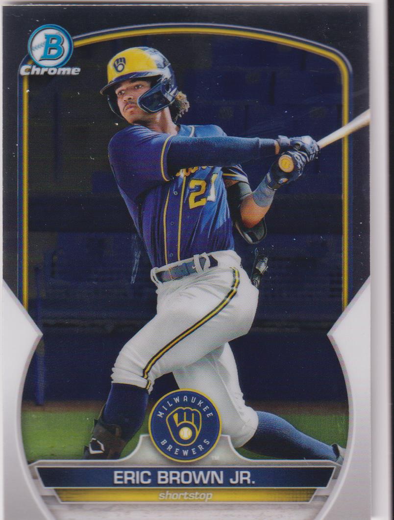 2023 Bowman Baseball Chrome Prospects Eric Brown Jr. #BCP-41