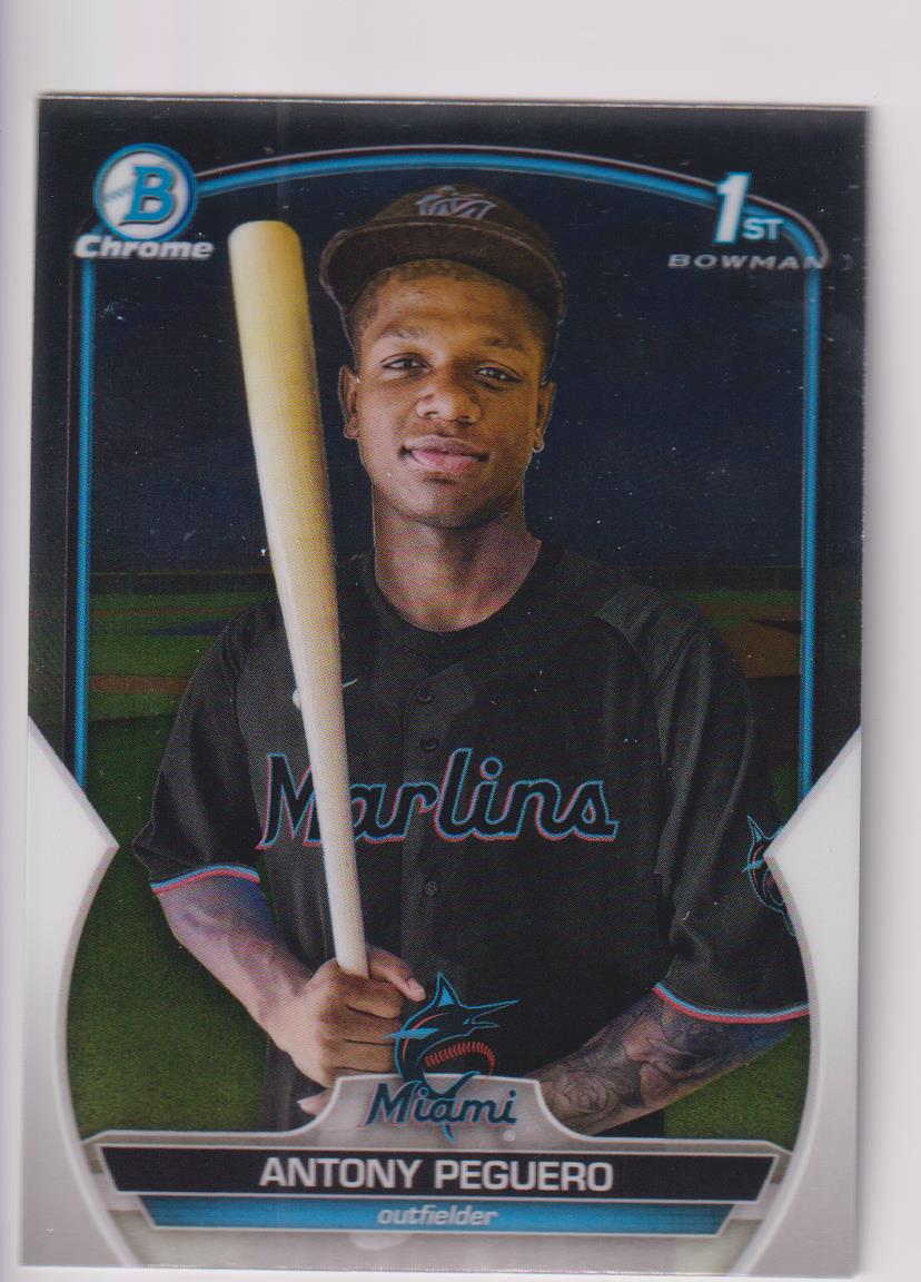 2023 Bowman Baseball Chrome Prospects Antony Peguero #BCP-62