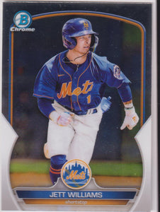 2023 Bowman Baseball Chrome Prospects Jett Williams #BCP-49