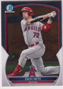 2023 Bowman Baseball Chrome Prospects Zach Neto #BCP-64