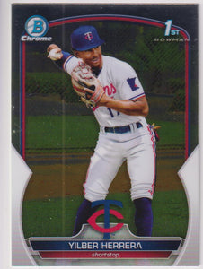 2023 Bowman Baseball Chrome Prospects Yilber Herrera #BCP-86