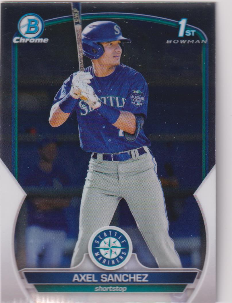 2023 Bowman Baseball Chrome Prospects Axel Sanchez #BCP-73
