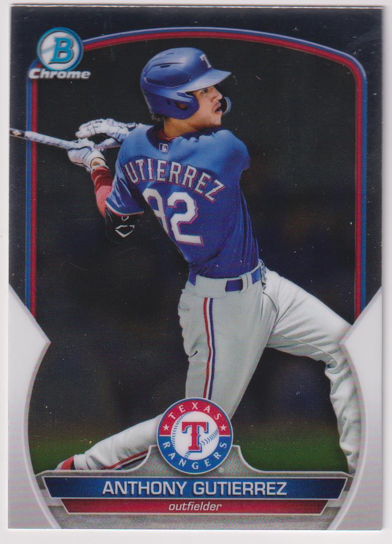2023 Bowman Baseball Chrome Prospects Anthony Gutierrez #BCP-85