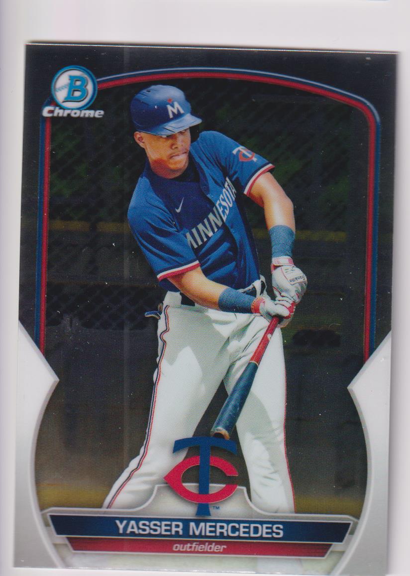 2023 Bowman Baseball Chrome Prospects Yasser Mercedes #BCP-99