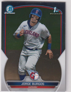 2023 Bowman Baseball Chrome Prospects Jorge Burgos #BCP-98