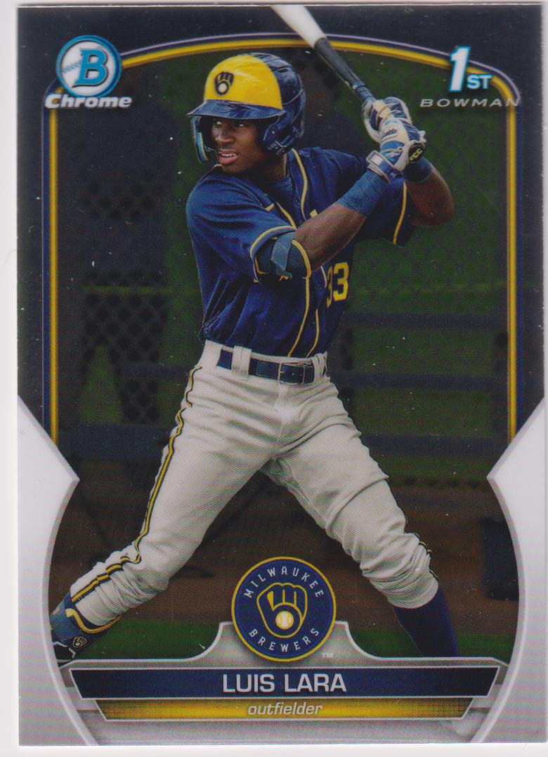 2023 Bowman Baseball Chrome Prospects Luis Lara #BCP-100