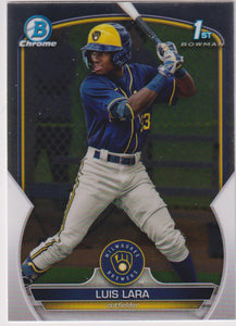 2023 Bowman Baseball Chrome Prospects Luis Lara #BCP-100