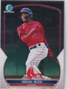 2023 Bowman Baseball Chrome Prospects Miguel Bleis #BCP-106