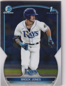 2023 Bowman Baseball Chrome Prospects Brock Jones #BCP-115