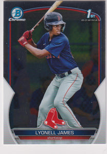 2023 Bowman Baseball Chrome Prospects Lyonell James #BCP-118