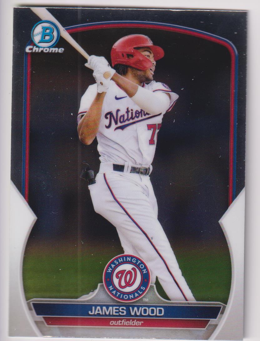 2023 Bowman Baseball Chrome Prospects James Wood #BCP-129