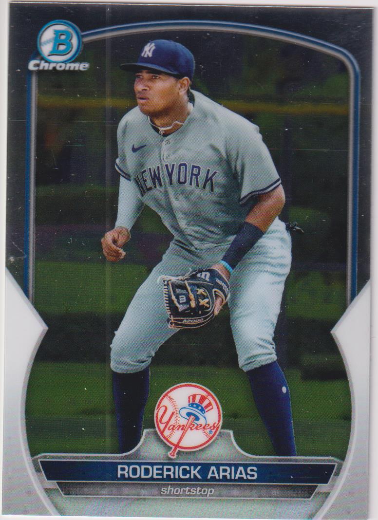 2023 Bowman Baseball Chrome Prospects Roderick Arias #BCP-135