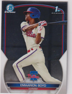 2023 Bowman Baseball Chrome Prospects Emaarion Boyd #BCP-128