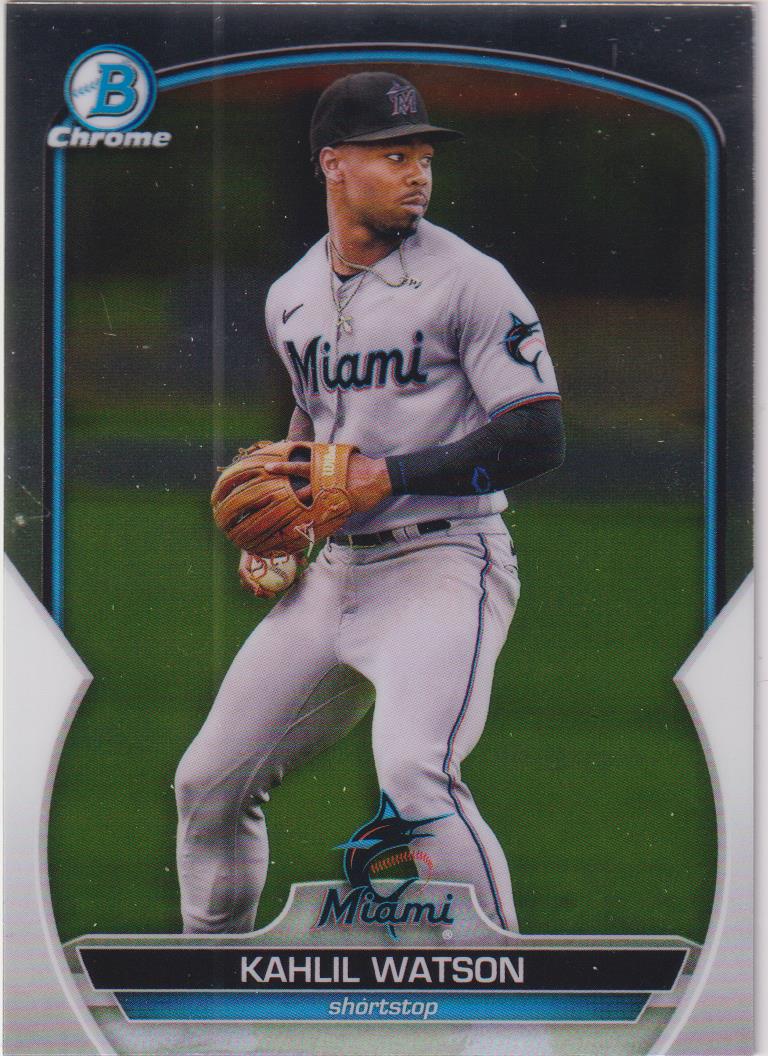 2023 Bowman Baseball Chrome Prospects Kahlil Watson #BCP-147