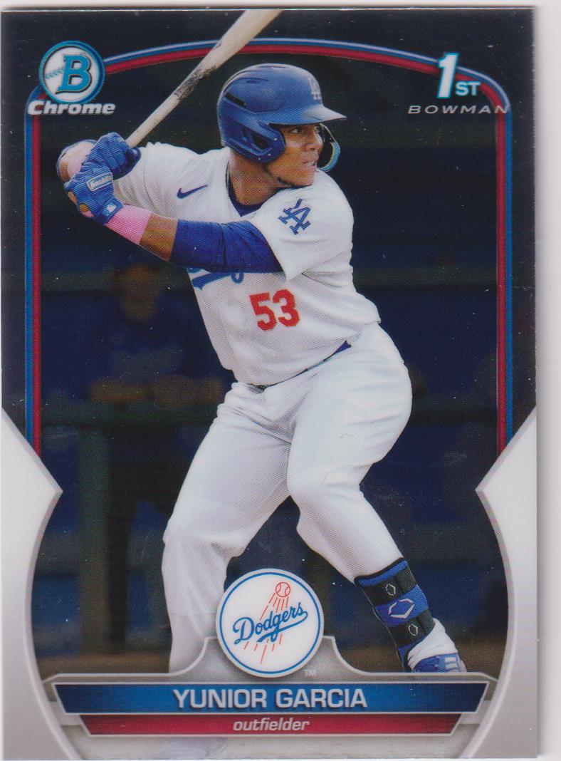 2023 Bowman Baseball Chrome Prospects Yunior Garcia #BCP-142