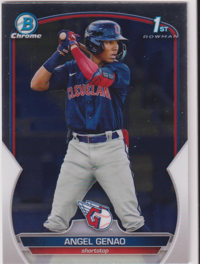 2023 Bowman Baseball Chrome Prospects Angel Genao #BCP-140