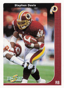 2002 Score Stephen Davis #244