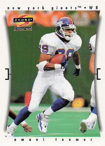 1997 Score Football Amani Toomer #31