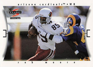 1997 Score Football Rob Moore #47