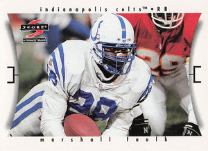 1997 Score Football Marshall Faulk #54