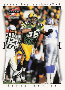 1997 Score Football Leroy Butler #92