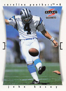 1997 Score Football John Kasay #123