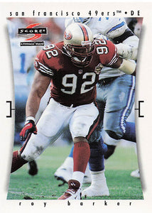1997 Score Football Roy Barker #168