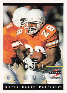 1997 Score Football Draft Class Chris Canty #284 RC