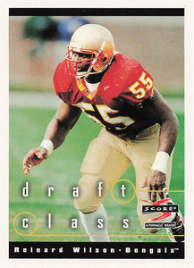 1997 Score Football Draft Class Reinard Wilson #287 RC