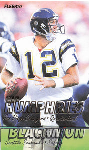 1997 Fleer Stan Humphries #398